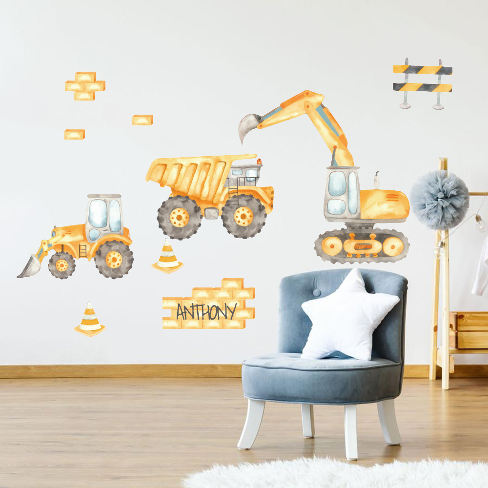Interior Design Magazine - Benutzerdefinierte Name Konstruktion Kran Bagger LKW