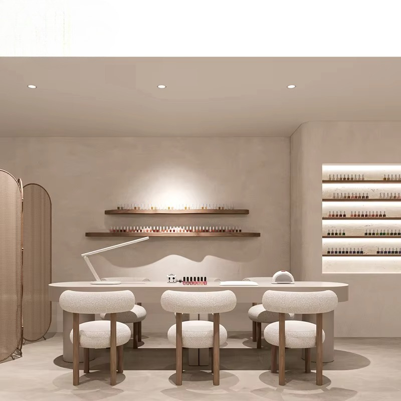 Interior Design Nail Salon - Hochwertige Nagelstudio-Möbel, dekorative Nagelkunst für den