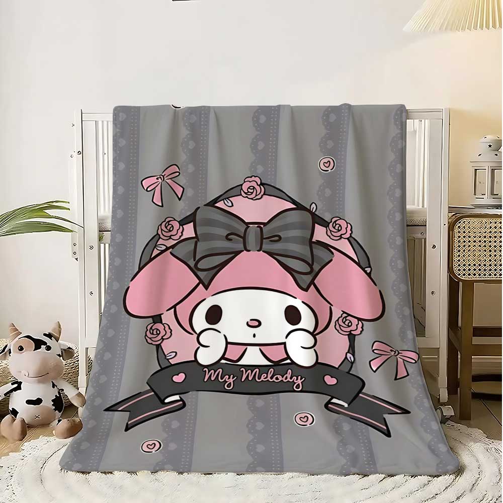 Interior Design Ideas - Kawaii Black Melodys Sofadecken und Überwürfe,