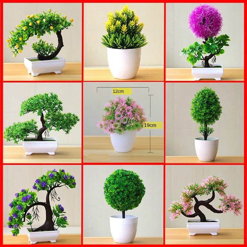 Interior Design Office - Künstlicher Kleiner Baum Topfpflanze Gefälschte Bonsai-Pflanzen