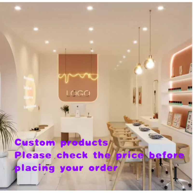 Interior Design Nail Salon - Custom.Funroad Nagelstudio 3D-Innendesign Moderne Nagelstudio-Möbel Manikürtisch