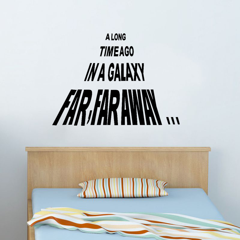 Interior Design Magazine - Space Wars Wandtattoo „Einmal in einer