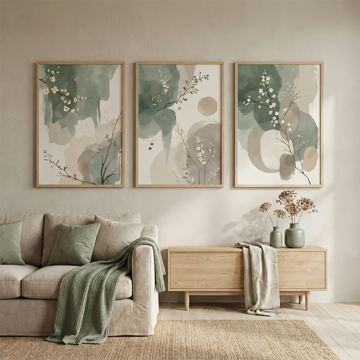 3-teiliges Japanisches Pflanze – Interior Design Office Bewertung und Preis