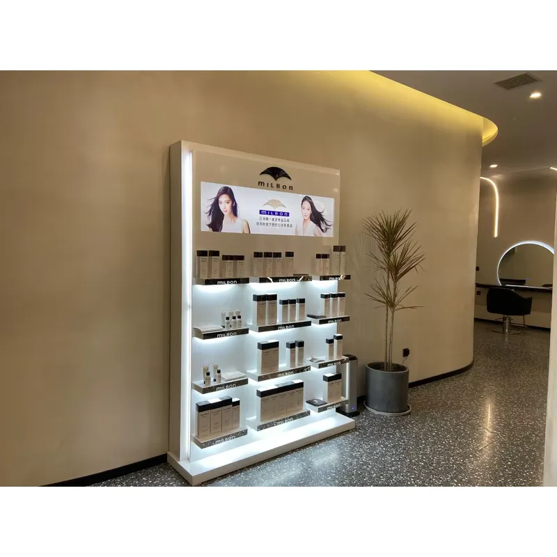 Make-up-Präsentationsregale fü – Interior Design Nail Salon Bewertung und Preis