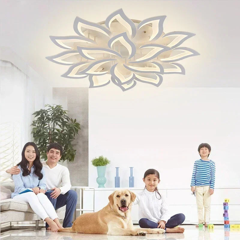 Designer LED Blütenblatt Kronl – Interior Design Luxury Living Room Bewertung und Preis
