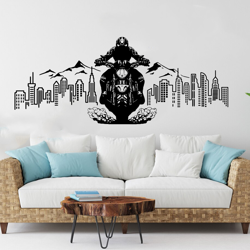 City Skyline Motorrad Abenteue – Interior Design Magazine Bewertung und Preis