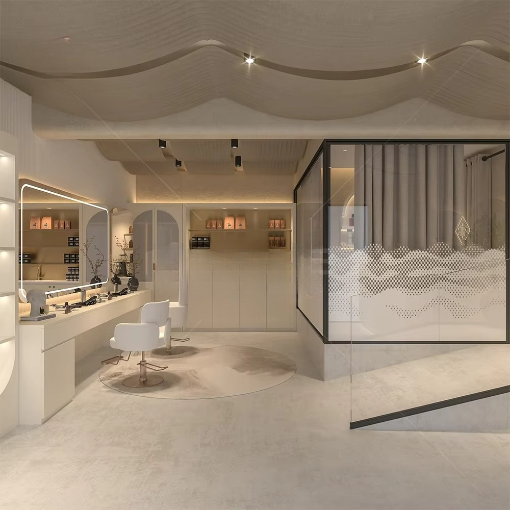 Luxuriöse Schönheitssalon-Deko – Interior Design Nail Salon Bewertung und Preis