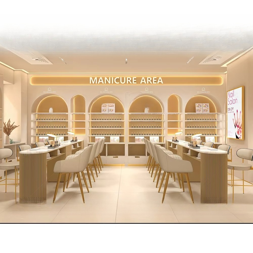 One-Stop Nail Art Spa Salon De – Interior Design Nail Salon Bewertung und Preis