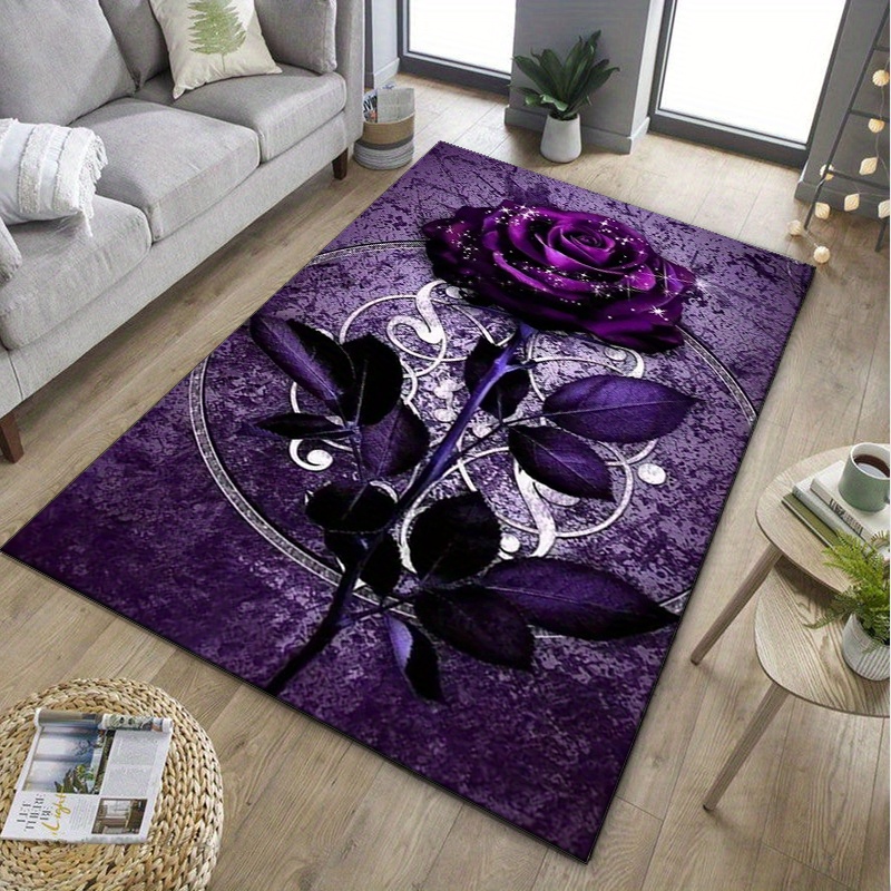 Lila Blattteppich für elegante – Interior Design Luxury Living Room Bewertung und Preis