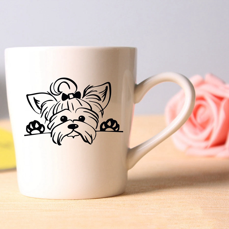 Yorkshire Terrier Vinyl Aufkle – Interior Design Magazine Bewertung und Preis