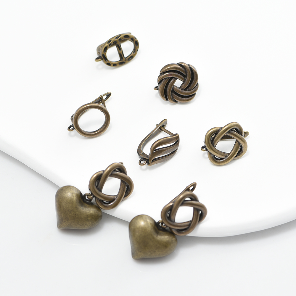1 Paar NEUE Ohrringverschlüsse – Antique Brass Hook Bewertung und Preis