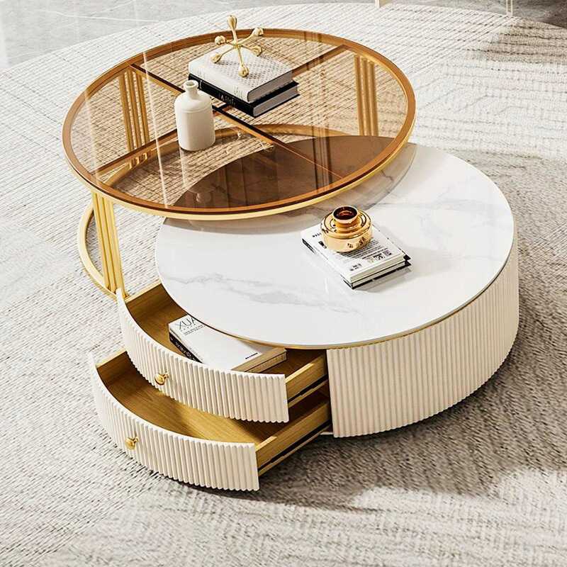 Modernes Luxus-Marmor-Holz-Cou – Interior Design Luxury Living Room Bewertung und Preis