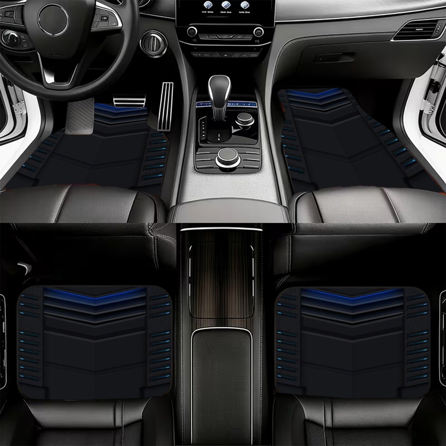 4-teilige Auto-Fußmatten, dunk – Interior Design Tech Bewertung und Preis