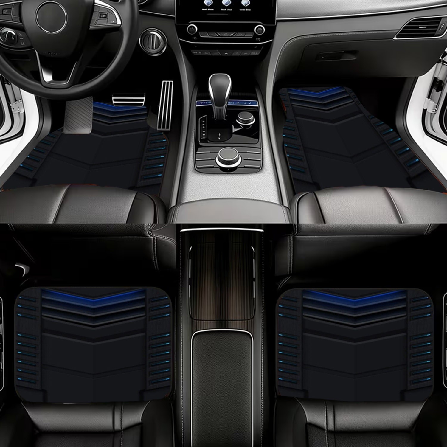 4-teilige Auto-Fußmatten, dunk – Interior Design Tech Bewertung und Preis