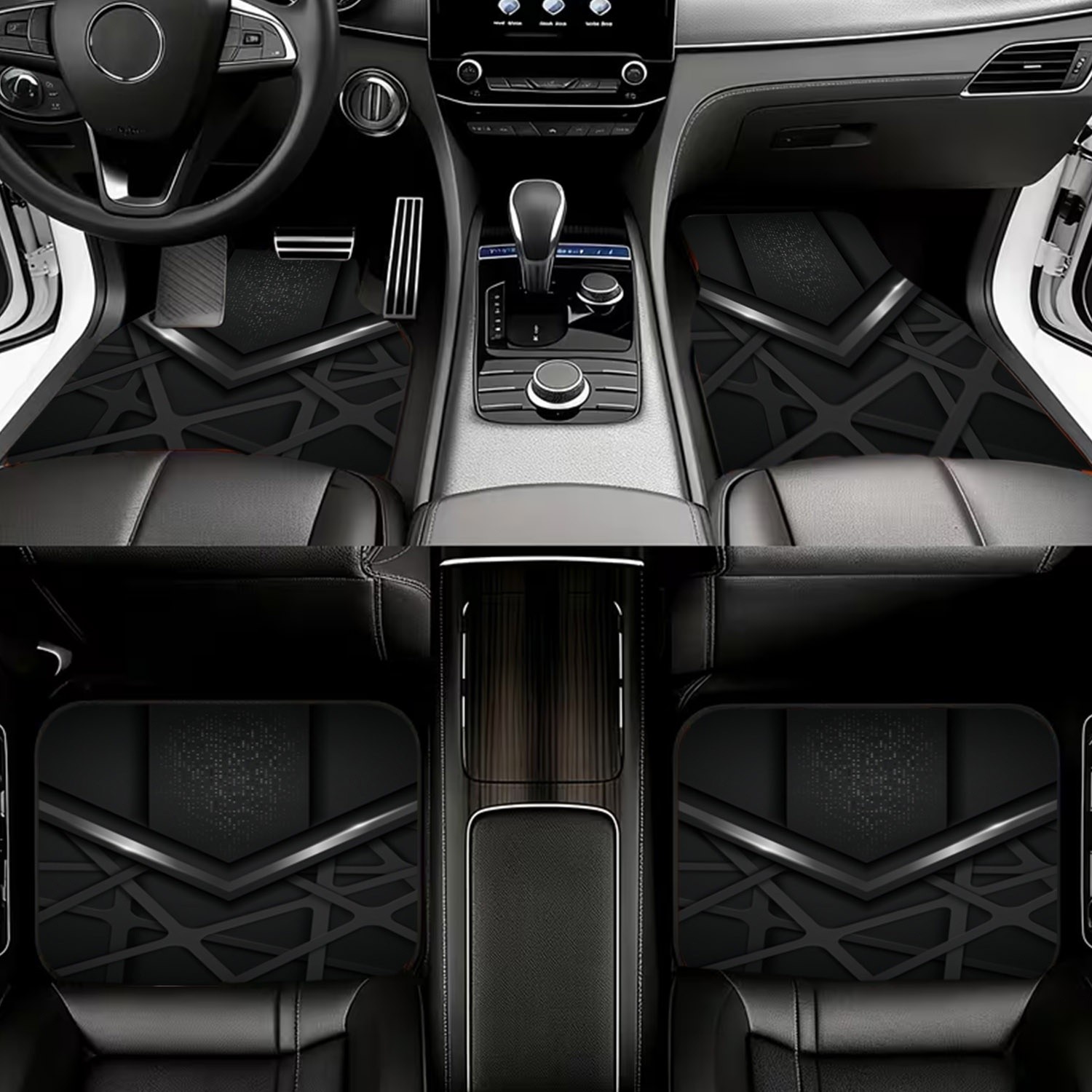 4-teilige Auto-Fußmatten mit f – Interior Design Tech Bewertung und Preis