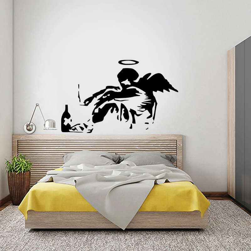 Banksy Gefallenen Engel Graffi – Interior Design Magazine Bewertung und Preis